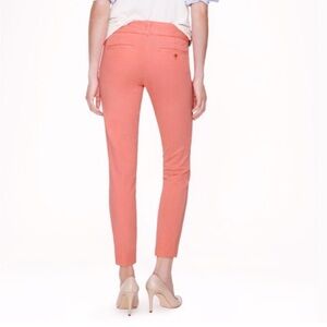 J.Crew Andie chino pants. Great “Nantucket Red” color. Size 4.
